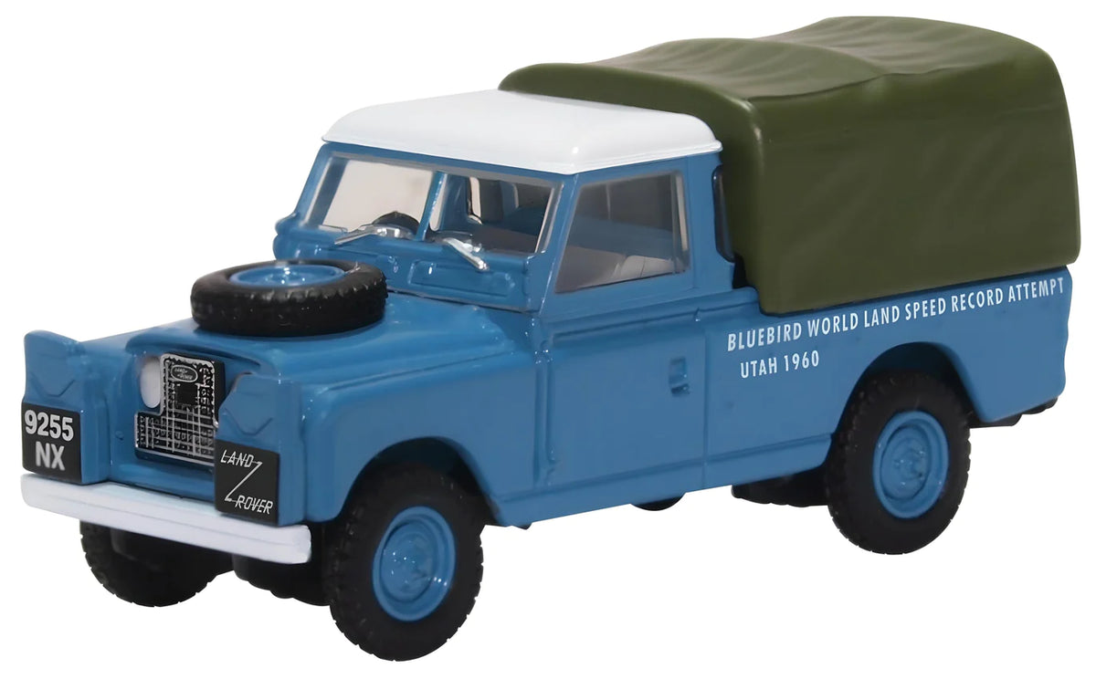 Oxford Diecast 1:76 Land Rover Series II Bluebird Land Speed Record 76LAN2020 | Roads And Rails Oxford Diecast 1:76 Land Rover Series II Bluebird Land Speed Record 76LAN2020 | Roads And Rails