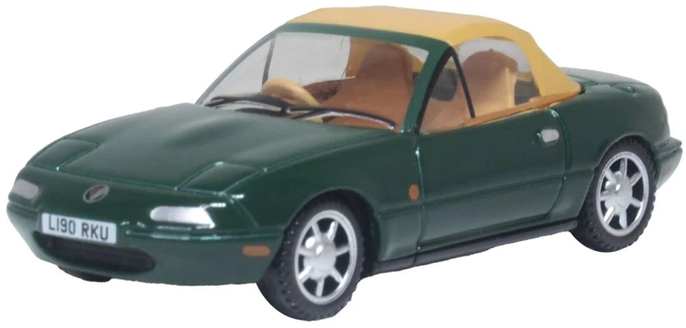 ハンドメイド☆オーダーページ【ミニ】92 Oxford Diecast 1:76 Mazda MX5 Mk1 British Racing Green 76MAZ002