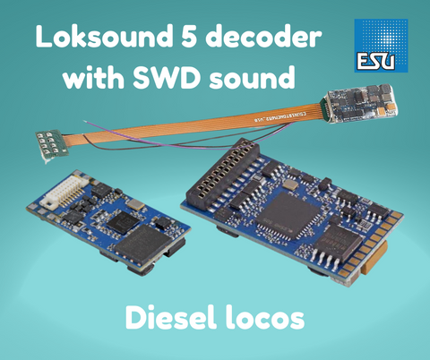 Loksound 5 Decoder With SWD Diesel Sounds - Roads And Rails