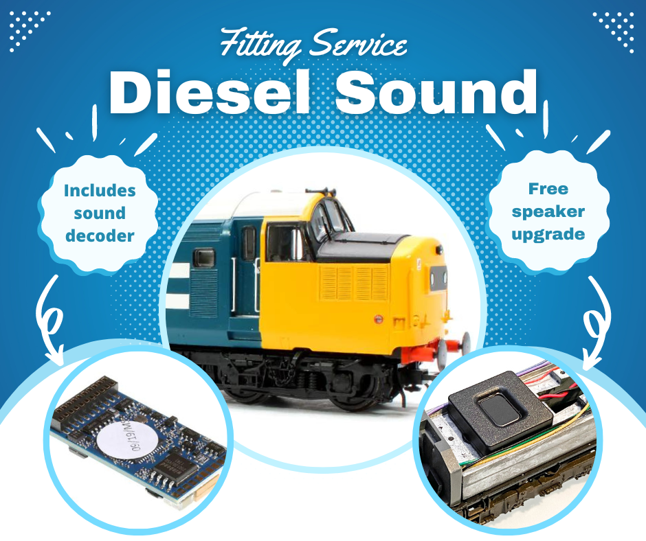 Diesel Or Electric DCC Sound Fitting (Loksound 5 Decoder Included