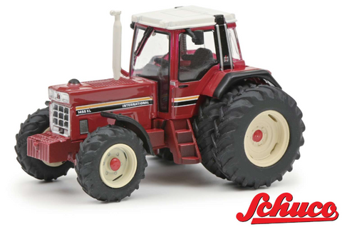 Schuco 1:87 IHC 1455 XL Modern Tractor Red 452669700 - Roads And Rails