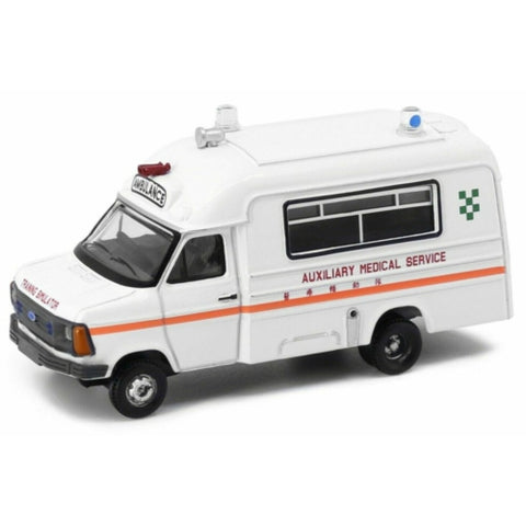 Tiny HK Diecast 1:76 1980's Transit Mk2 Ambulance, Hong Kong 65099 - Roads And Rails