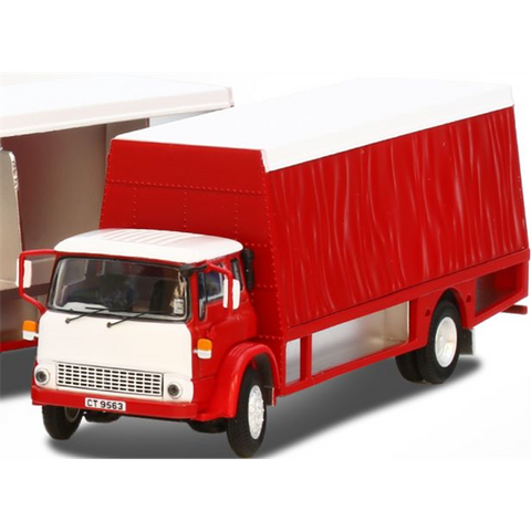 Model 1 1:76 Bedford Lorry Red And White CT9563 - Roads And Rails
