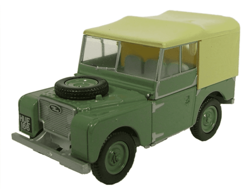 Oxford Diecast 1:76 Land Rover Series I 80" Sage Green 76LAN180001 - Roads And Rails