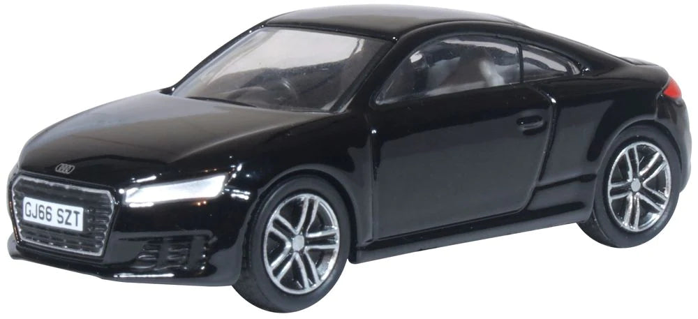 Oxford Diecast 1:76 Audi TT Brilliant Black 76TT002– Roads And Rails