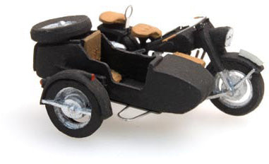 ArtiTec BMW R75 Motorcycle With Side Car 387.68 - Roads And Rails