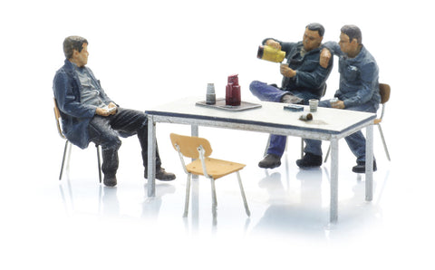 ArtiTec Factory/Depot Workers On Break, Painted 5870084