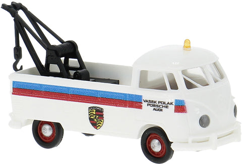 Brekina 1:87 VW Tow Truck Porsche Livery 32987 - Roads And Rails