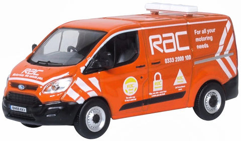 Oxford Diecast 1:76 RAC Ford Transit Custom 76CUS003 - Roads And Rails