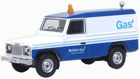 Oxford Diecast 1:76 Army Land Rover Defender British Gas 76DEF019 - Roads And Rails