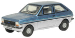 Oxford Diecast 1:76 Ford Fiesta Mk1 Titan Blue/Strato Silver 76FF007 - Roads And Rails