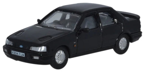 Oxford Diecast 1:76 Ford Sierra Sapphire Ebony Black 76FS001 - Roads And Rails