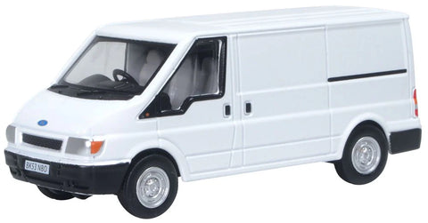 Oxford Diecast 1:76 Ford Transit Van White 76FT4001 - Roads And Rails