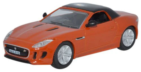Oxford Diecast 1:76 Jaguar F-Type Firesand 76FTYP003 - Roads And Rails