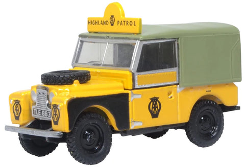 Oxford Diecast 1:76 Land Rover 88" Clanvas AA 76LAN188025 - Roads And Rails