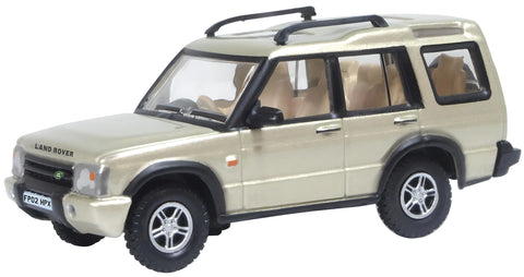 Oxford Diecast 1:76 Land Rover Discovery 2 White Gold 76LRD2002 - Roads And Rails