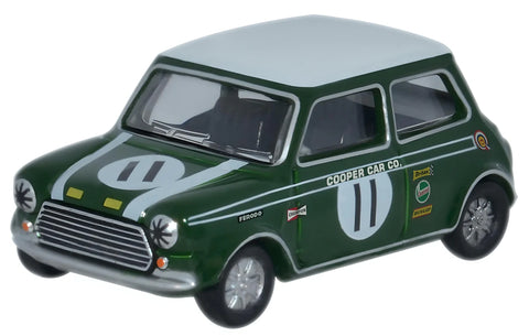 Oxford Diecast 1:76 Mini Cooper S MKII John Rhodes 1968 Brands Hatch 76MCS002 - Roads And Rails