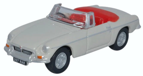 Oxford Diecast 1:76 MGB Roadster Chelsea Grey 76MGB007 - Roads And Rails