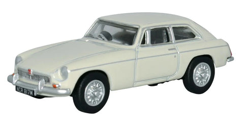 Oxford Diecast 1:76 MGB GT White 76MGBGT003 - Roads And Rails