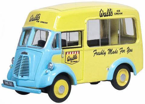 Oxford Diecast 1:76 Morris J Ice Cream Van Walls 76MJ012 - Roads And Rails