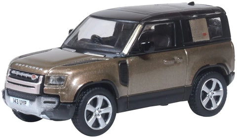 Oxford Diecast 1:76 Land Rover New Defender 90 Godwana Stone 76ND90003 - Roads And Rails