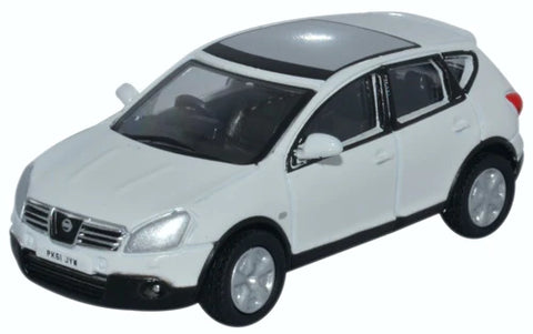 Oxford Diecast 1:76 Nissan Qashqui White 76NQ004 - Roads And Rails