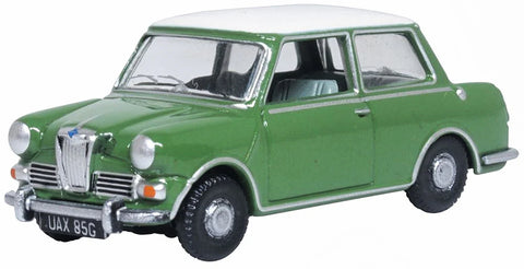 Oxford Diecast 1:76 Riley Elf Cumberland Green/Old English White 76RE003 - Roads And Rails