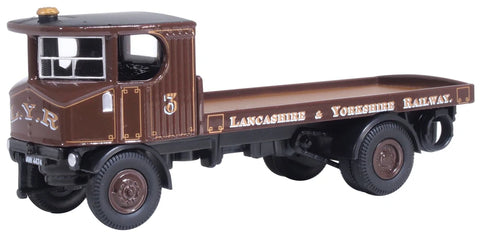 Oxford Diecast 1:76 Sentinel Flat Bed Lancashire And Yorkshire Railway 76SEN003