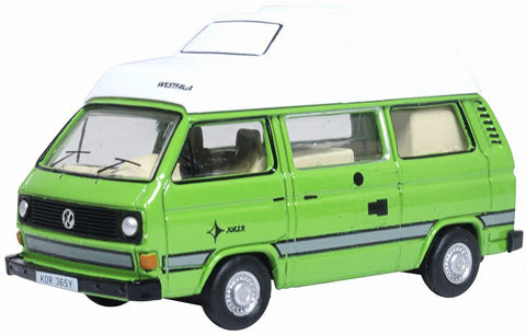 Oxford Diecast 1:76 VW T25 Camper Van Liana Green 76T25011 - Roads And Rails