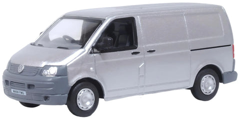 Oxford Diecast 1:76 VW T5 Van Silver 76T5V006 - Roads And Rails