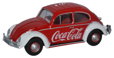 Oxford Diecast 1:76 VW Beetle Coca Cola 76VWB009CC - Roads And Rails
