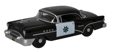 Oxford Diecast 1:87 Buick Century 1955 California Highway Police Patrol 87BC55003 - Roads And Rails