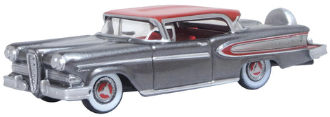 Oxford Diecast 1:87 Edsel Citation Silver Gray/Ember Red 87ED58008 - Roads And Rails