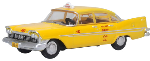 Oxford Diecast 1:87 Plymouth Belvedere Sedan Yellow Taxi 1959 87PS59002