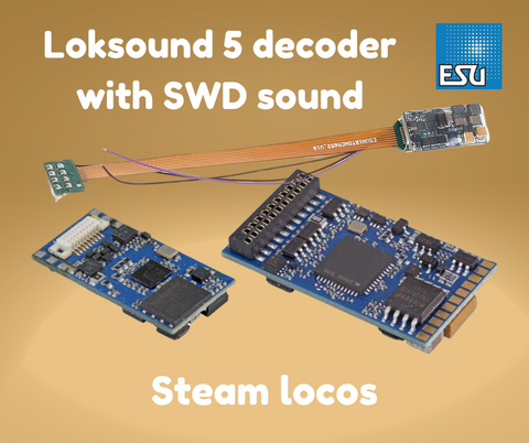 Loksound 5 Decoder With SWD Steam Sounds - Roads And Rails