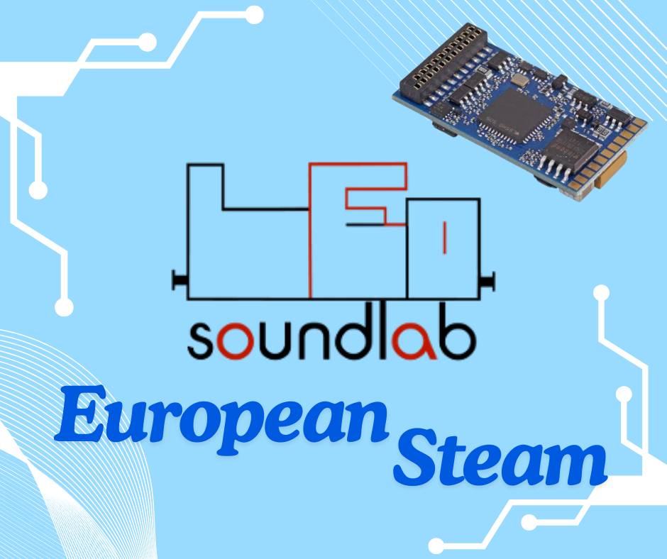 LeoSoundLab Premium Steam European Sounds For Loksound 5– Roads And Rails