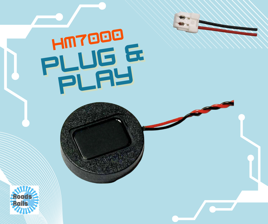 20mm Round Bass Enhanced Speaker DCC Sound Speaker With Hornby HM7000 ...