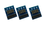 Pack Of 3 DCC Concepts 21 To 8 Pin Adapters DCC-218.6-3 - Roads And Rails
