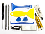 12 Piece Loco Tool Kit, Body Removal Tools, Grease, Screwdriver, Black Tack, Heat Shrink - Roads And Rails