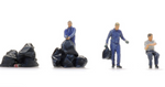 ArtiTec Bin Men (Painted) 587.002.0 - Roads And Rails