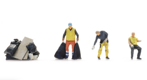 ArtiTec Bin Men, Modern (Painted) 587.002.1 - Roads And Rails