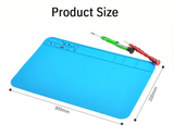 Silicone Desk Mat, Anti Scratch, Organiser - Roads And Rails
