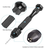 Hand Drill Pin Vice With 10 Drill Bits - Roads And Rails