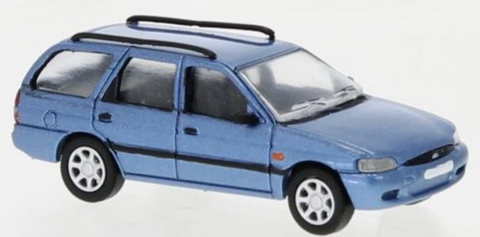PCX87 Ford Escort Estate, Blue 1:87 - Roads And Rails