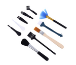 Set Of 10 Model Railway Cleaning/Dusting Brushes - Roads And Rails