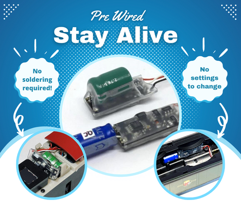 Add A Pre Wired Stay Alive To A Loksound Decoder Order - Roads And Rails