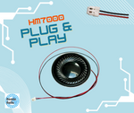 28mm Round Standard DCC Sound Speaker With Hornby HM7000 Plug (8 ohm) - Roads And Rails