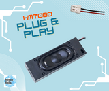 49x17x8mm Compact Bass Reflex DCC Sound Speaker With HM7000 Plug (8 ohm)