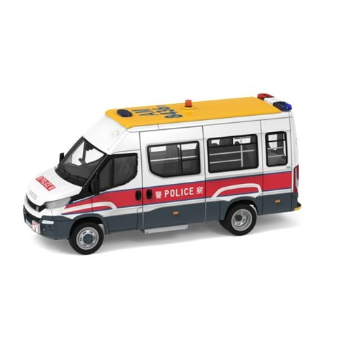 Tiny HK Diecast 1:76 Iveco Daily Police Patrol Van, Hong Kong (Airport) 65352 - Roads And Rails