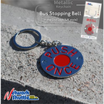 Bus Stopping Bell Novelty Keyring - Roads And Rails